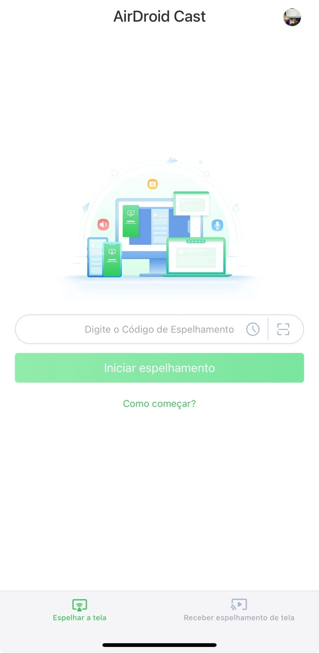 AirDroid Cast no iPhone