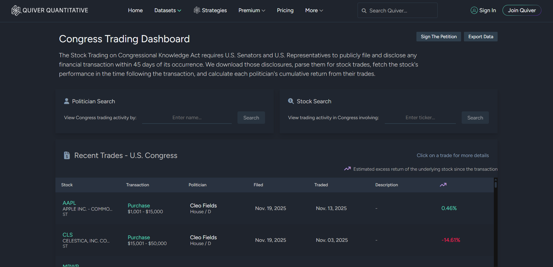 Quiver Quantitative 1