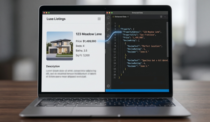 AI real estate brightdata