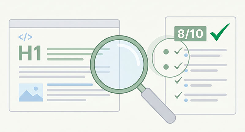 AI readability and LLM friendliness audit
