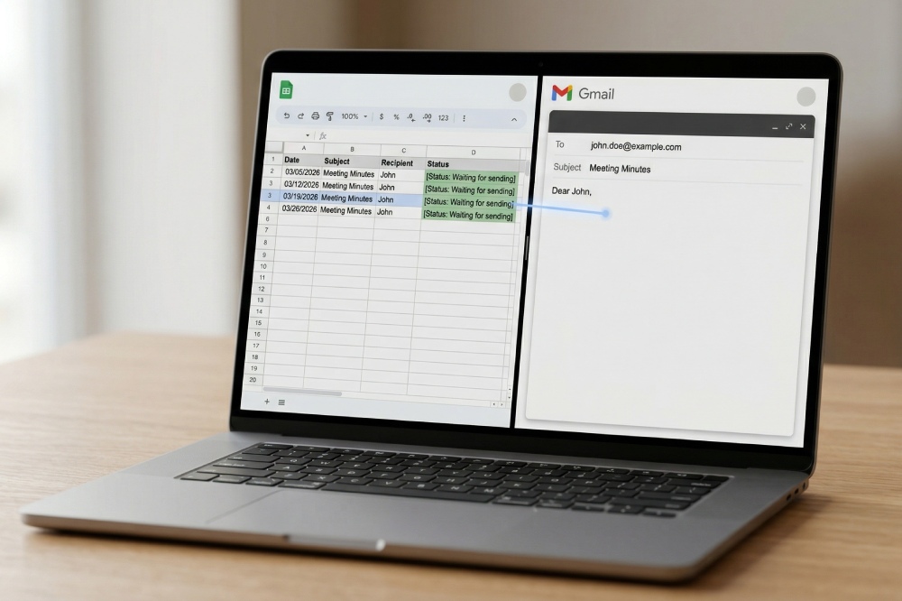 Google Sheets email automation