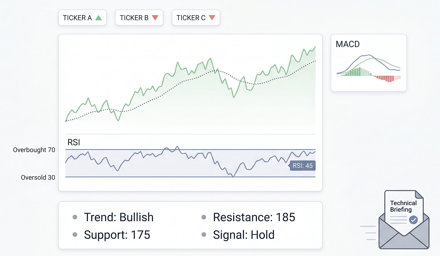 stock technical analysis briefing