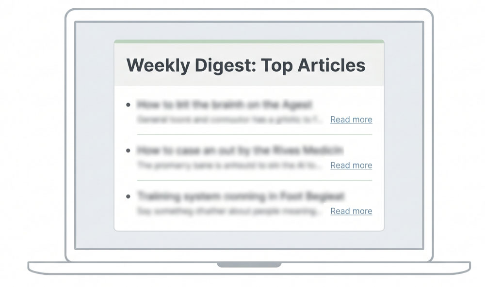 intelligent newsletter generator