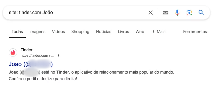 via google search