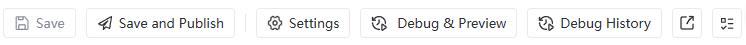 interactive flow toolbar