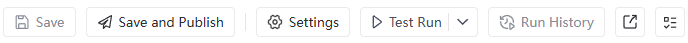 service workflow toolbar