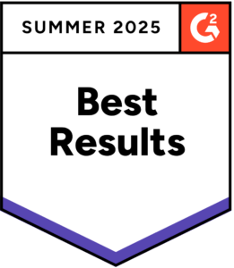 G2 Summer 2025 Best Results badge