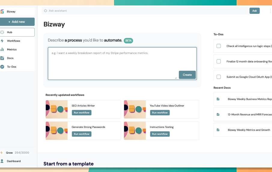 AI Workflow Generator Bizway