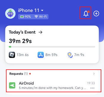 AirDroid Message Center for iOS