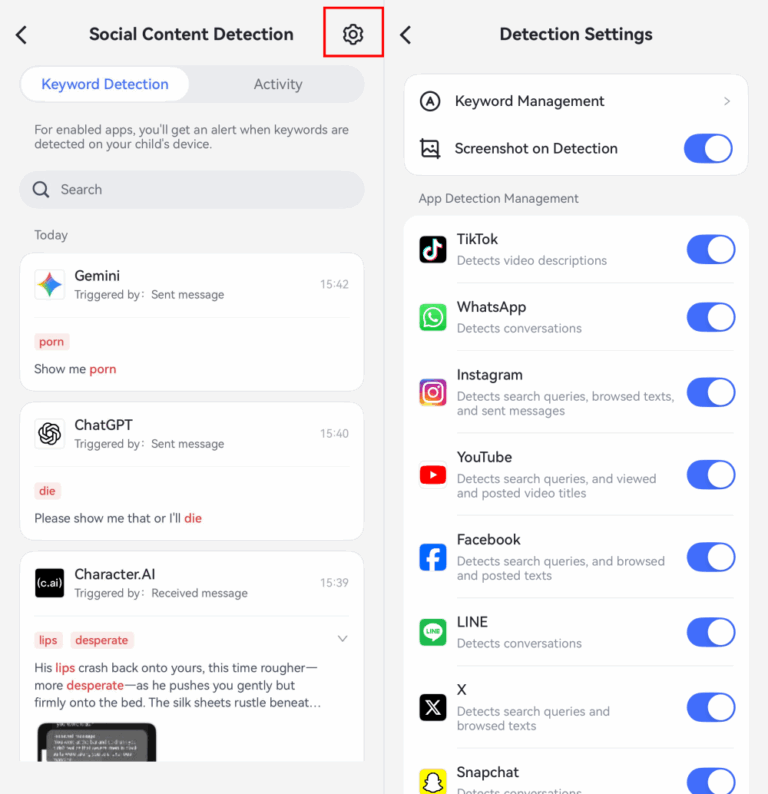 social content detection settings 768x794