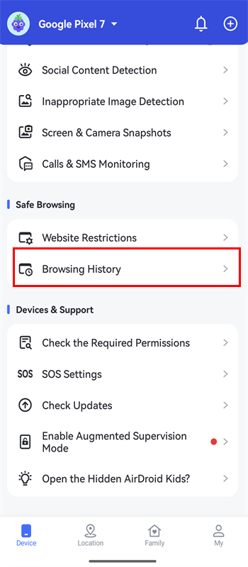 tap website restrictions