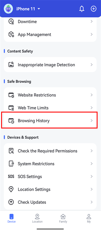 tap website restrictions