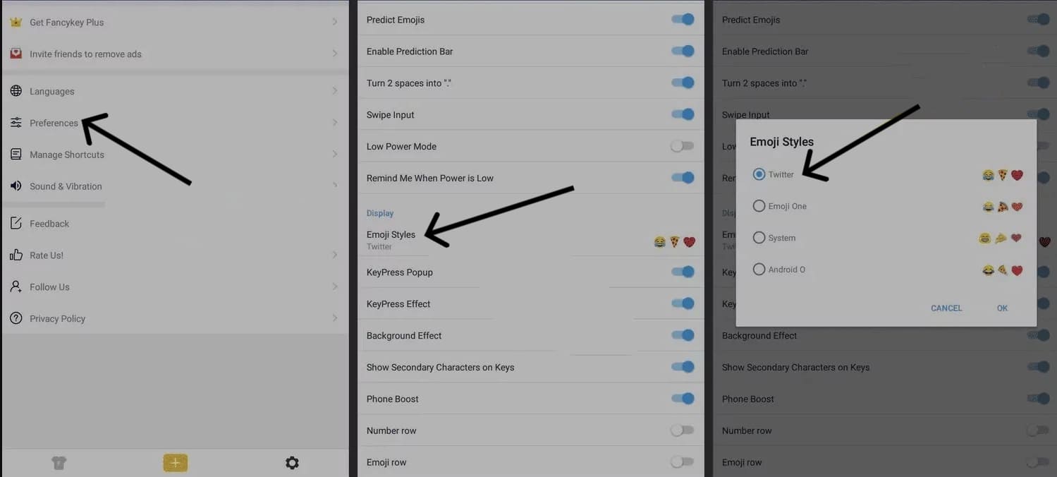 setting FancyKey on your phone 2