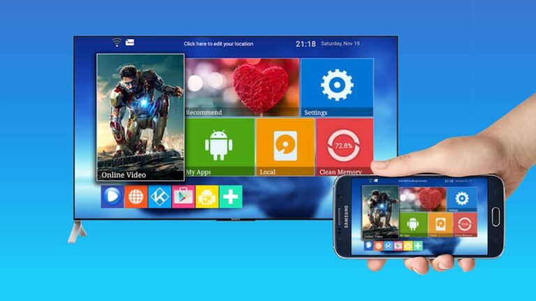 توصيل الهاتف بشاشة خارجية