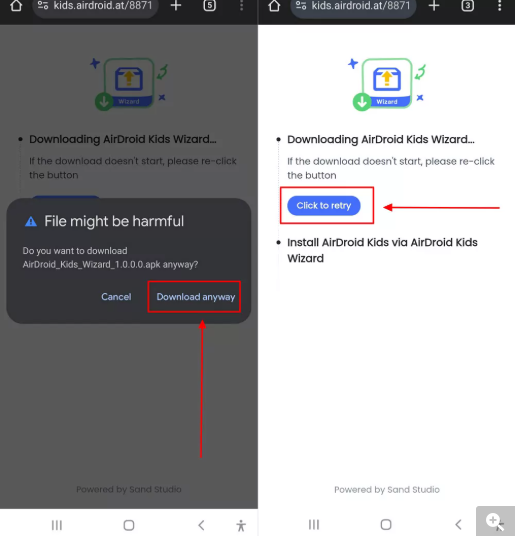 airdroid download kids at