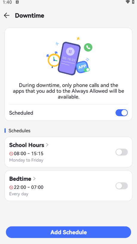airdroid download time school hours
