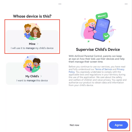 airdroid whose device is this