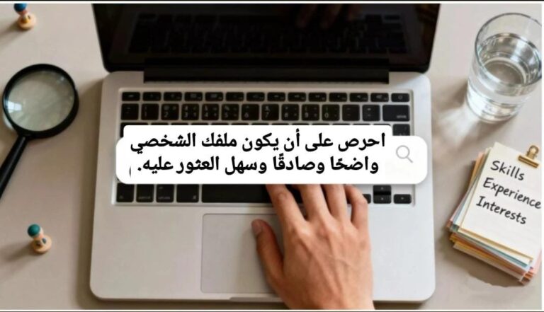 اجعل ملفك الشخصي واضحًا وصادقًا
