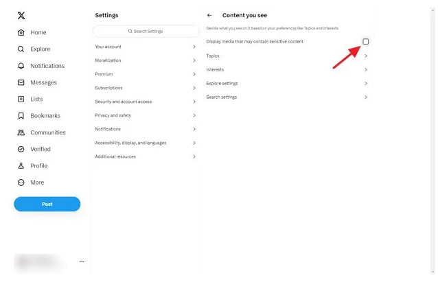 toggle the button off