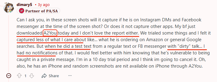 Accountable2You real user review
