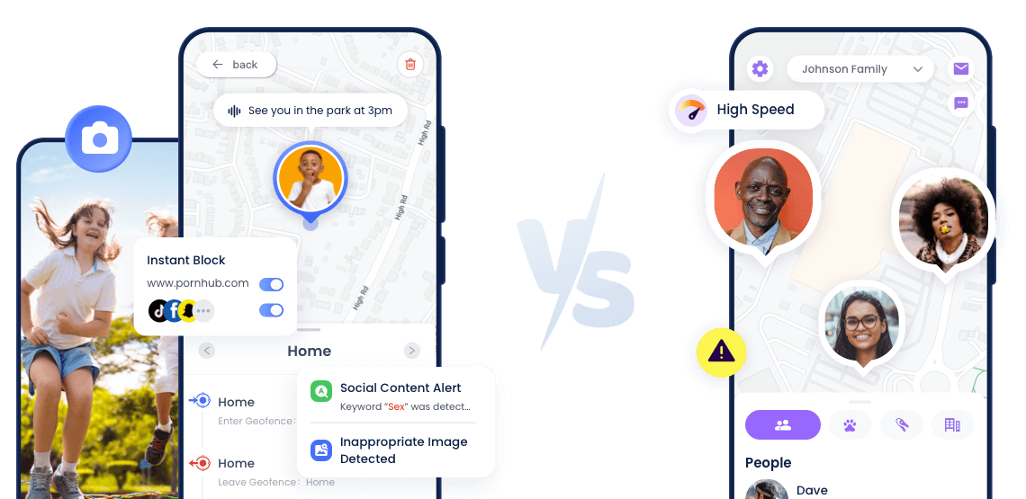 AirDroid Parental Control vs Life360