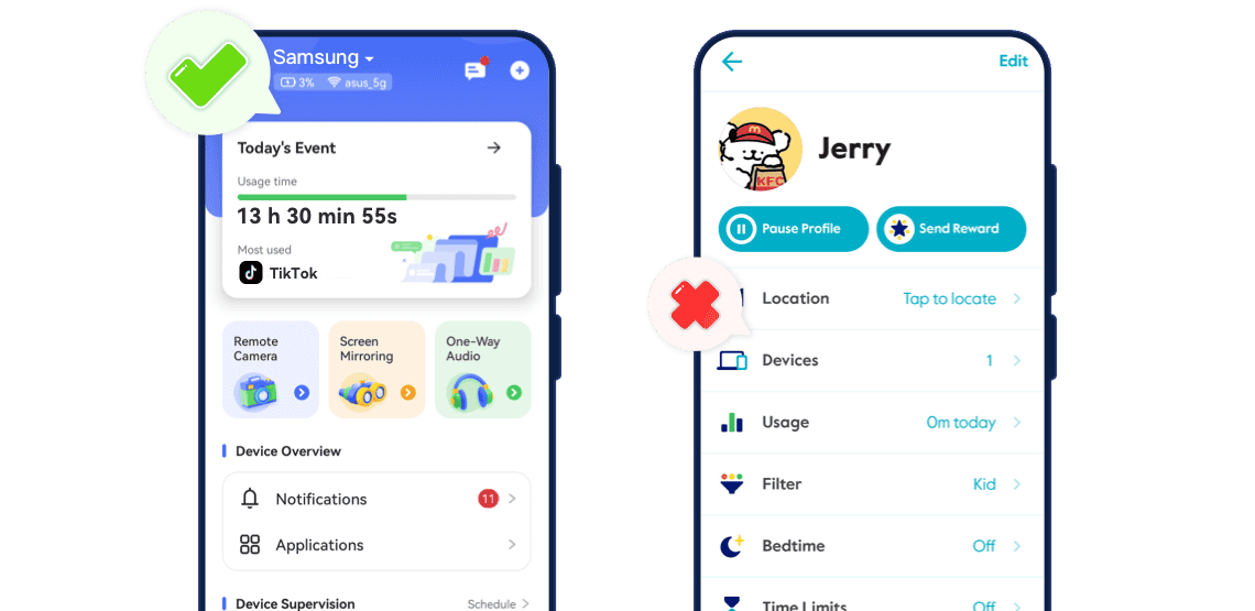 AirDroid Parental Control vs Circle