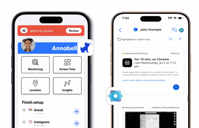 Bark vs Covenent Eyes ui
