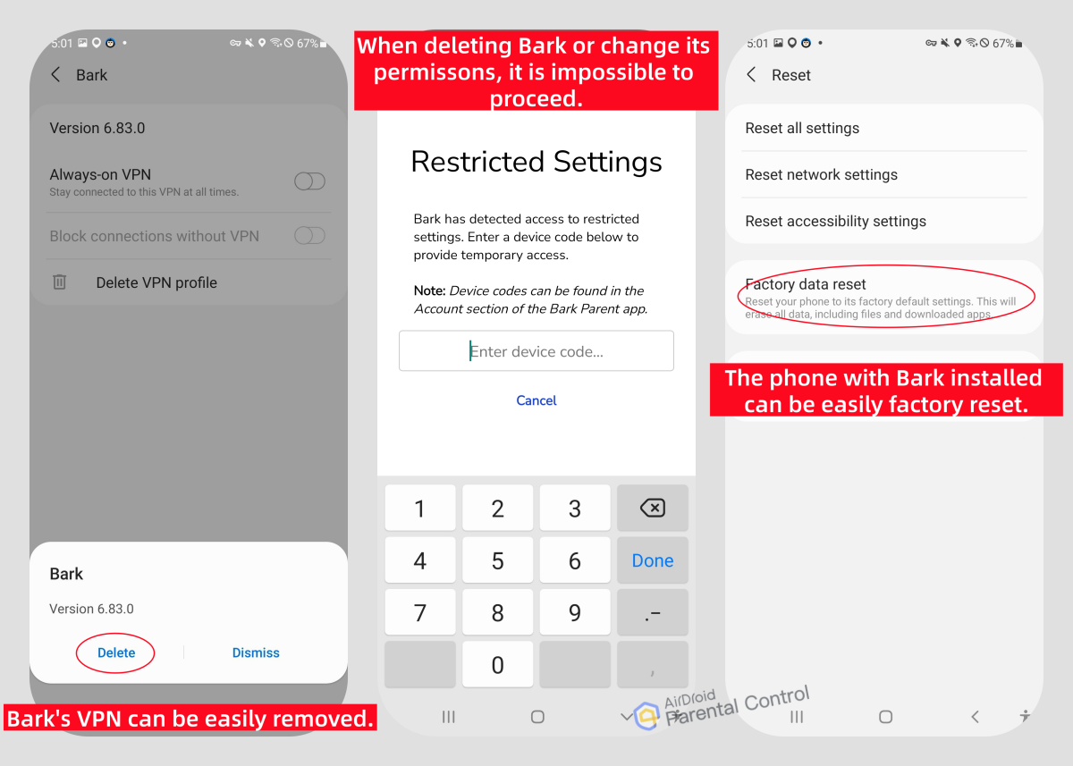 test if Bark can be bypassed