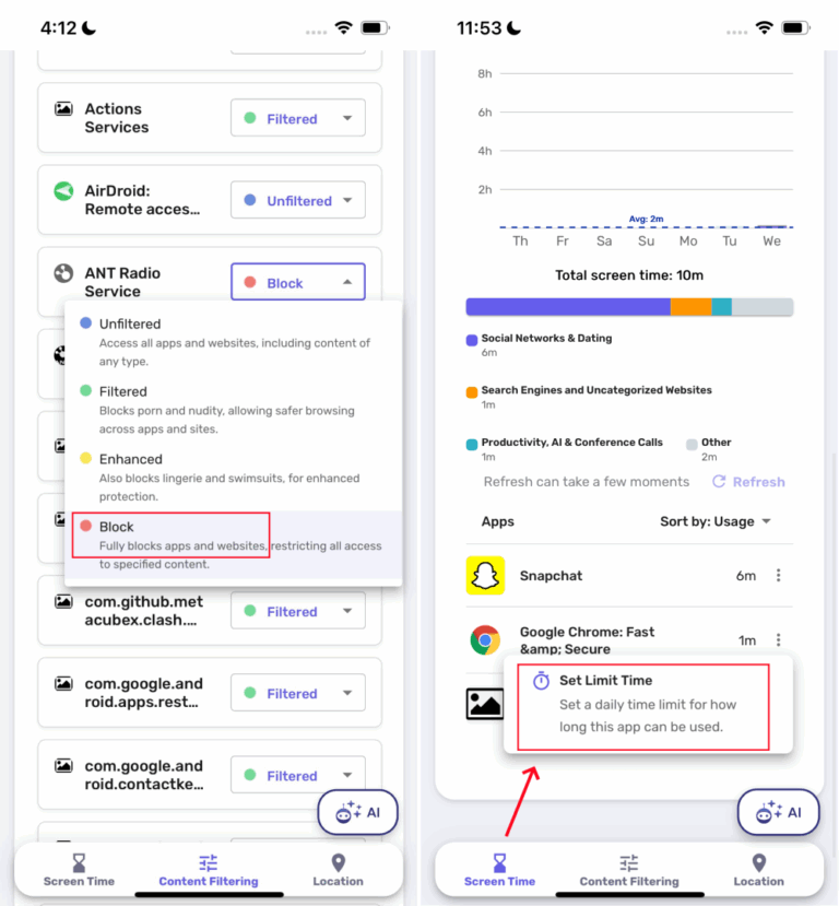 Canopy app management