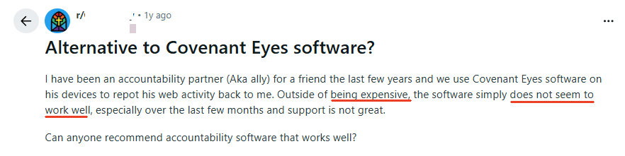 Covenant Eyes not working review