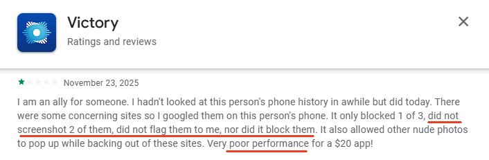 Covenant Eyes play store review