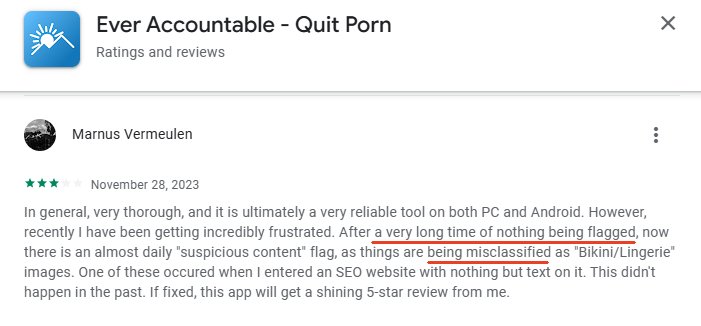 Ever Accountable play store review