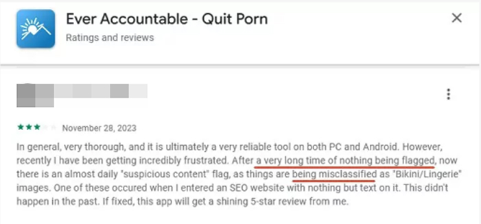 Ever Accountable play store review