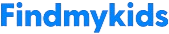 find my kids text logo