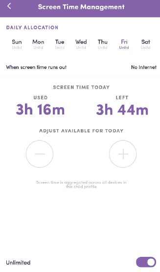 netnanny screen time setting