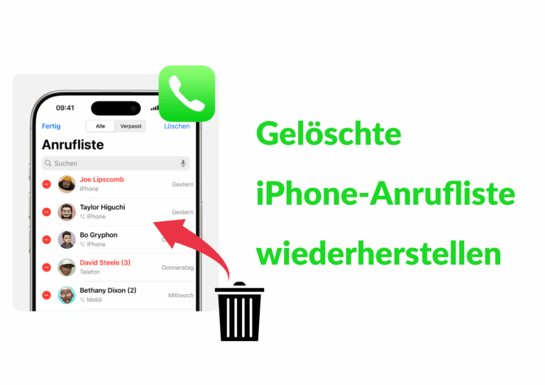 gelöschten iPhone-Anrufverlauf wiederherstellen