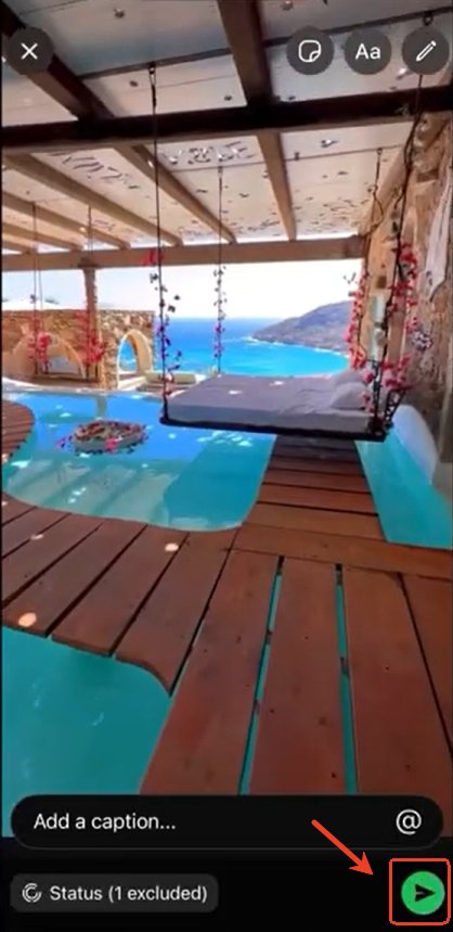 Instagram Reels auf WhatsApp Status teilen