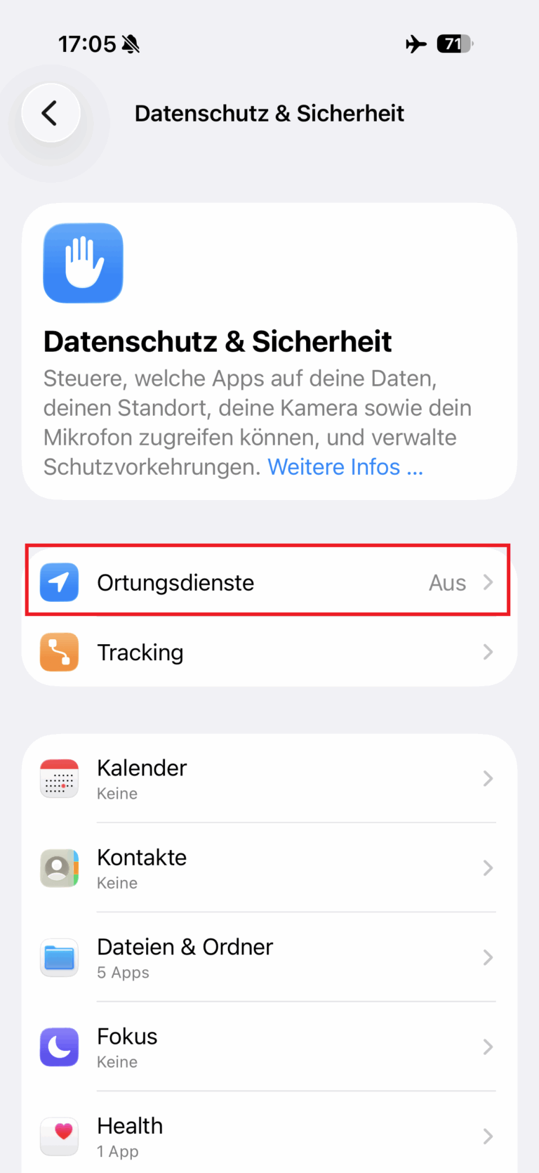 Ortungsdienste