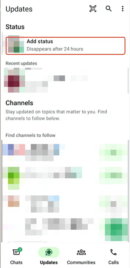 WhatsApp-Status Link einfügen
