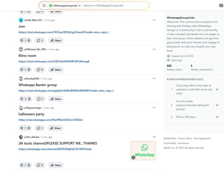 WhatsApp Gruppen Finden Reddit