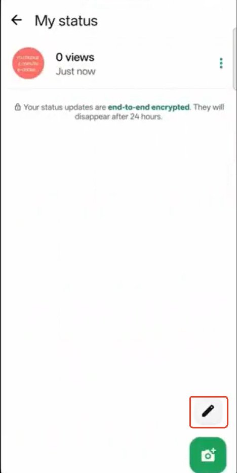 WhatsApp-Status Link einfügen