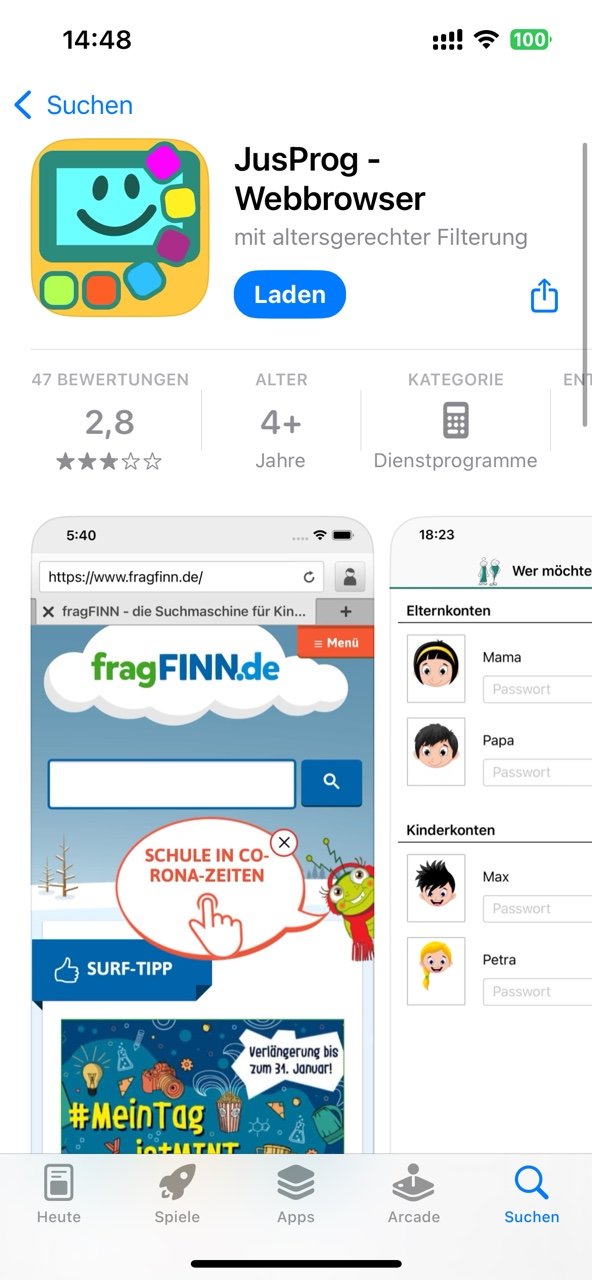 Alternative zu Google Family Link JusProg
