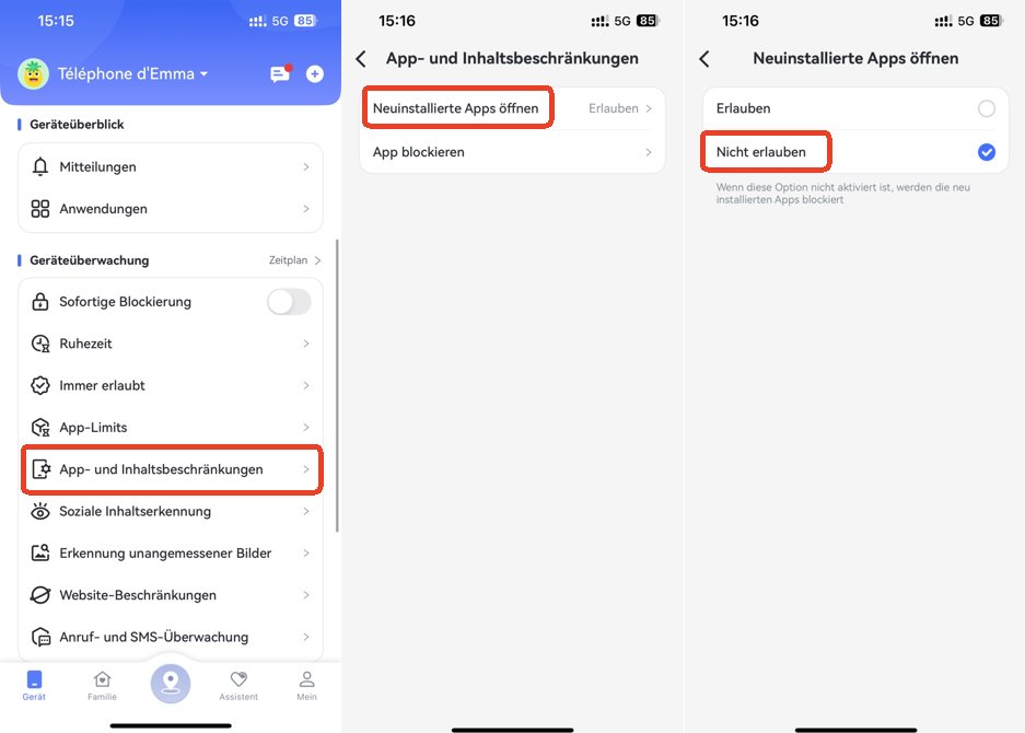 Instalation von OmeTv blockieren