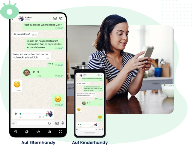 AirDroid Bildschirmspiegelung Whatsapp