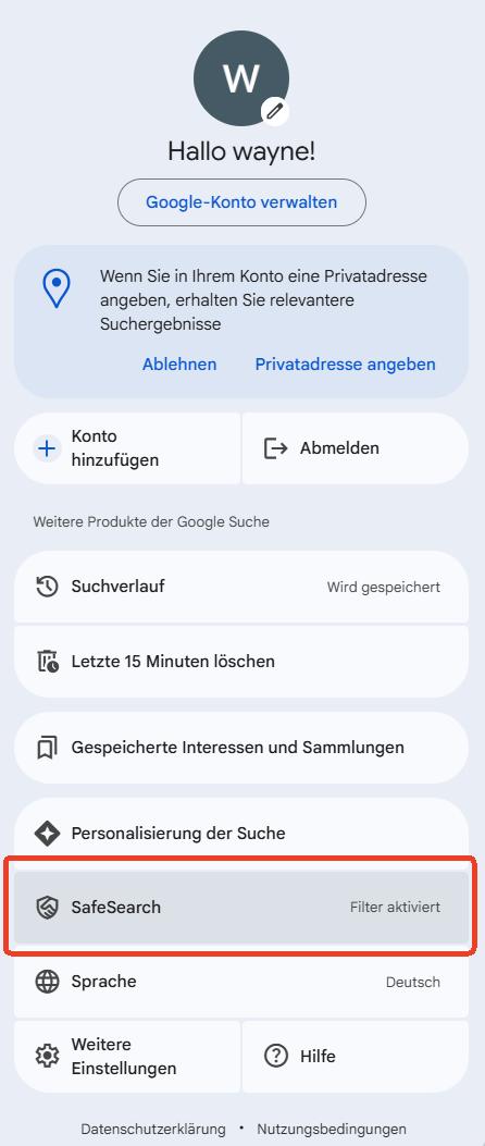 SafeSearch