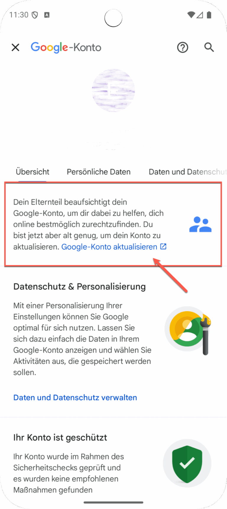 familylink entfernen