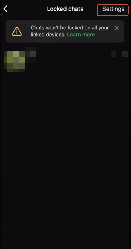 Gesperrte Chats verbergen iPhone