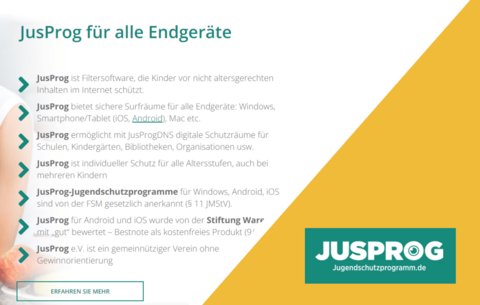 Jusprog Kinderschutzsoftware