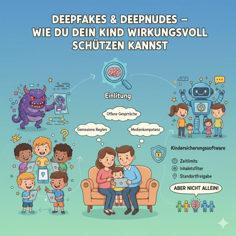 Kinder vor Deepfakes und Deep Nudes schützen