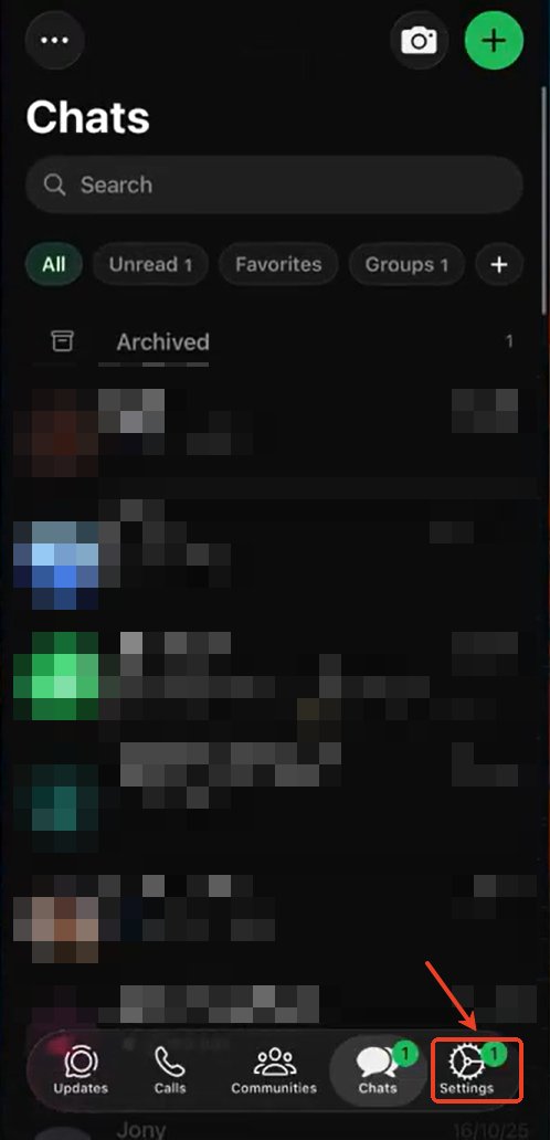 Hintergrundbilder bei WhatsApp ändern iPhone